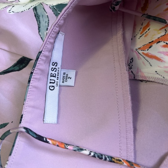 GUESS lavendar floral jumpsuit - Picture 4 of 5